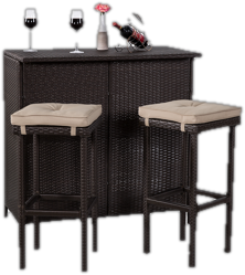 bar furniture patio outdoor wayfair sets